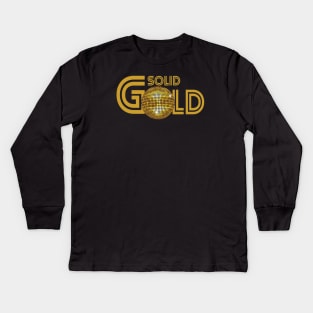 Solid Gold Kids Long Sleeve T-Shirt